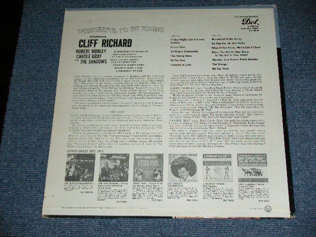 画像: CLIFF RICHARD with THE SHADOWS - WONDERFUL TO BE YOUNG / 1962 US ORIGINAL MONO Used LP  