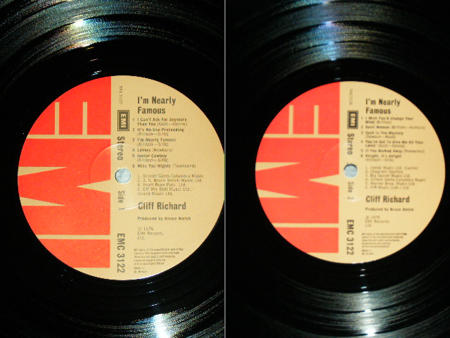 画像: CLIFF RICHARD- I'M NEARLY FAMOUS / 1976 UK ORIGINAL Used LP 