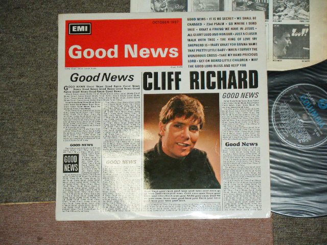 画像1: CLIFF RICHARD - GOOD NEWS ( MINT-,Ex++/MINT- ) / 1967 UK ORIGINAL "BLUE Columbia" Label MONO Used  LP 