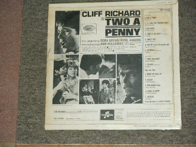画像: CLIFF RICHARD - TWO A PENNY / 1968 UK ORIGINAL "BLUE Columbia" Label MONO Used  LP 