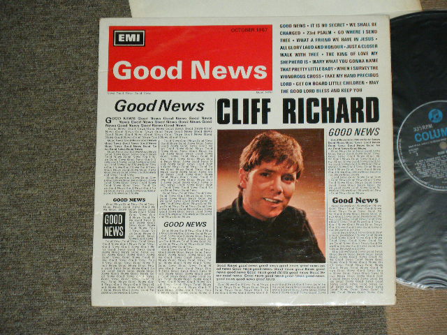 画像1: CLIFF RICHARD - GOOD NEWS ( Ex++/Ex+++ ) / 1967 UK ORIGINAL "BLUE Columbia" Label MONO Used  LP 
