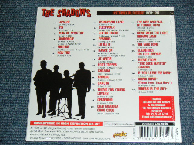 画像: THE SHADOWS -  INSTRUMENTAL PORTRAIT 1960/1990  ( Limited Mini-LP Paper Sleeve )  / 2008 FRANCE Brand New SEALED CD 