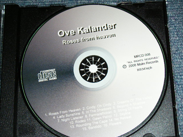 画像: OVE KALANDER - ROSES FROM HEAVEN / 2008 SWEDEN ORIGINAL Brand New CD 