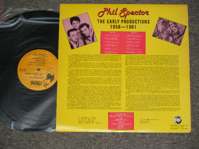 画像: v.a. OMNIBUS - PHIL SPECTOR THE EARLY PRODUCTIONS 1958-1961 ( Ex++/Ex+++ )  / 1983 US ORIGINAL Used LP  