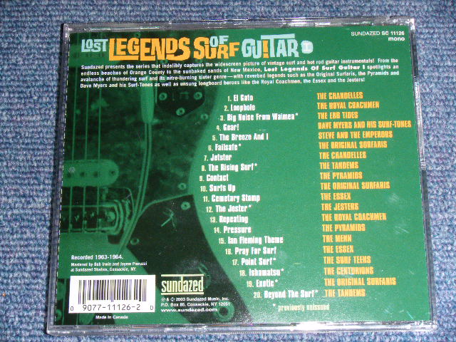 画像: V.A. - V.A.OMNIBUS - LOST LEGENDS OF SURF GUITAR I : BIG NOISE FROM WAIMEA! / 2003 US ORIGINAL Used CD 