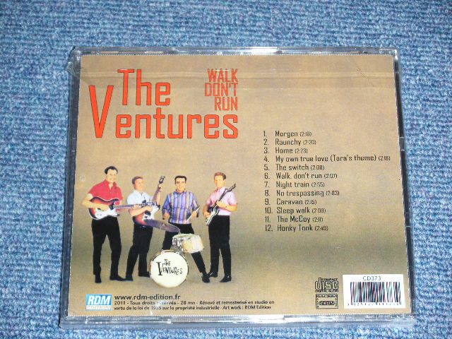 画像: THE VENTURES - WALK DON'T RUN  ( ALL ORIGINAL TRACKS )  / 2011 FRANCE Brand New CD-R ( ONLY CD-R RELEASE)