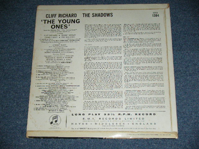 画像: CLIFF RICHARD - THE SHADOWS   -  THE YOUNG ONES ( Ex/Ex++ )  / 1961  UK ORIGINAL 1st Press "GREEN With GOLD Text Label" Used  MONO LP 