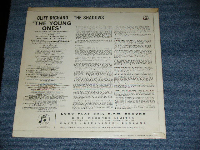画像: CLIFF RICHARD - THE SHADOWS   -  THE YOUNG ONES ( Ex+/Ex++ )  / 1961  UK ORIGINAL 1st Press "GREEN With GOLD Text Label" Used  MONO LP 