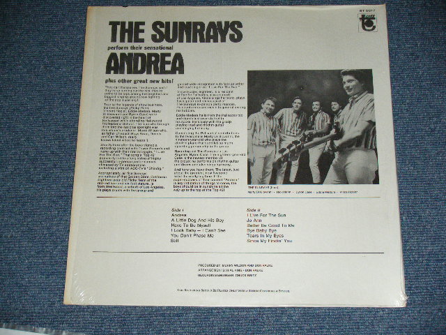 画像: The SUNRAYS - ANDREA  ( STEREO :  Ex++/MINT-, BB Hole ) / 1966 US ORIGINAL STEREO  LP