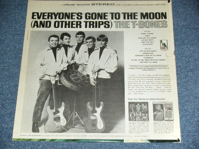 画像: THE T-BONES - EVERYON'S GONE TO THE MOON ( Ex/Ex++ ) / 1966 US ORIGINAL Stereo Used LP  