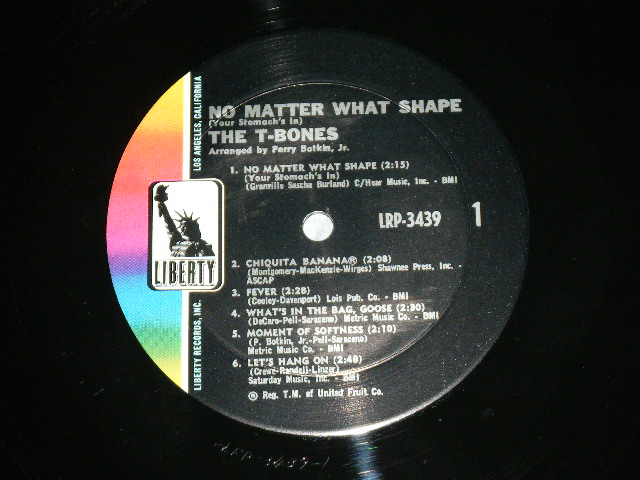画像: THE T-BONES - NO MATTER WHAT SHAPE ( Matrix # LRP-3439-1/ LRP-3439-2 : Ex+/MINT-)  / 1966 US ORIGINAL 2nd Press Label  MONO Used LP  