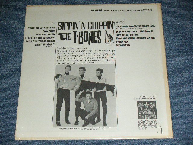 画像: THE T-BONES -  SIPPIN' 'N CHIPPIN' ( STEREO / "4" Credit BC,LST-7446-1 SIDE1/LST-7446-1 SIDE2: MINT-/MINT- )  / 1966 US ORIGINAL 1st Press Label STEREO Used LP  