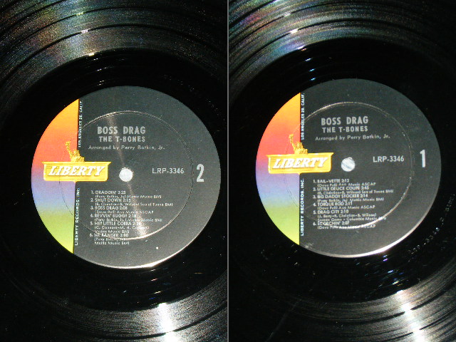 画像: THE T-BONES -  BOSS DRAG ( Ex+/MINT-)  / 1963 US ORIGINAL MONO Used LP  