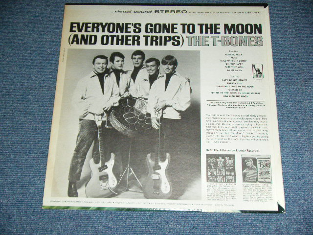 画像: THE T-BONES - EVERYON'S GONE TO THE MOON ( Ex++/Ex+++ ) / 1966 US ORIGINAL Stereo Used LP  