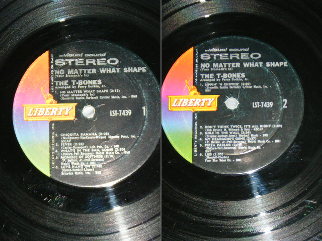 画像: THE T-BONES - NO MATTER WHAT SHAPE ( Ex+/Ex++ ) / 1966 US ORIGINAL 1st Press Label  Stereo LP  