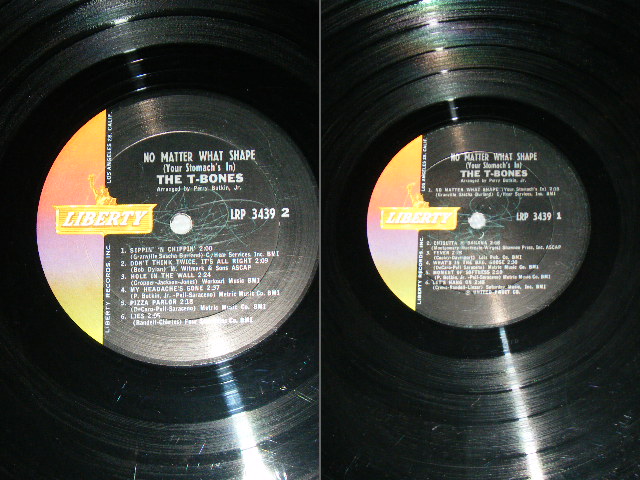画像: THE T-BONES - NO MATTER WHAT SHAPE ( Matrix # LRP-3439-SIDE-ONE 1A/ LRP-3439-SIDE TWO 1A  : Ex-/Ex+)  / 1966 US ORIGINAL 1st Press Label  MONO LP  