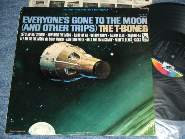 画像1: THE T-BONES - EVERYON'S GONE TO THE MOON ( Ex/Ex++ ) / 1966 US ORIGINAL Stereo Used LP  
