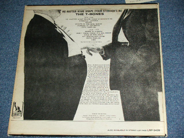 画像: THE T-BONES - NO MATTER WHAT SHAPE ( Matrix # LRP-3439-SIDE-ONE 1A/ LRP-3439-SIDE TWO 1A  : Ex-/Ex+)  / 1966 US ORIGINAL 1st Press Label  MONO LP  
