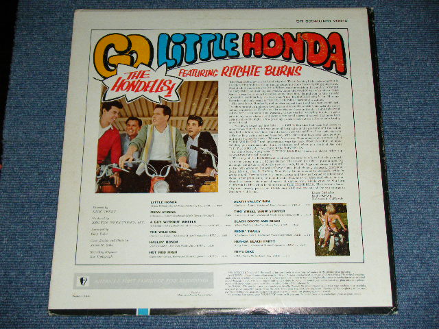 画像: THE HONDELLS - GO LITTLE HONDA  ( Ex++,Ex/Ex++ )  / 1964 US ORIGINAL "white MERCURY" Label MONO Used  LP 