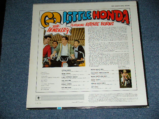 画像: THE HONDELLS - GO LITTLE HONDA  ( Ex++,Ex+/MINT- )  / 1964 US ORIGINAL "BLACK MERCURY" Label MONO Used  LP 