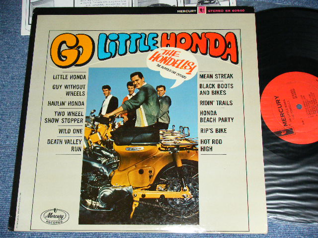 画像1: THE HONDELLS - GO LITTLE HONDA  ( MINT-,Ex++/MINT- )  / 1964 US ORIGINAL "white MERCURY" Label STEREO Used  LP 