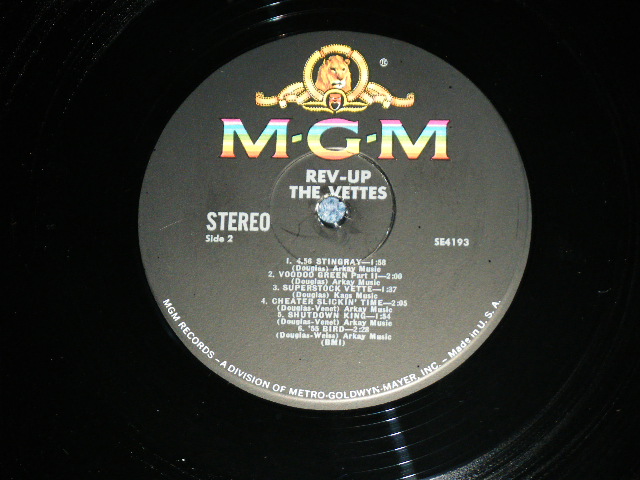 画像: THE VETTES - REV-UP ( Ex+++/MINT- )  / 1963 US ORIGINAL Stereo LP 