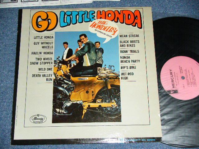 画像1: THE HONDELLS - GO LITTLE HONDA  ( Ex+++,Ex++/MINT- )  / 1964 US ORIGINAL "PROMO" PINK Label MONO Used  LP 