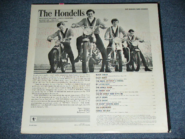 画像: THE HONDELLS - THE HONDELLS  ( Ex++/MINT- )  / 1965 US ORIGINAL BLACK  'MERCURY' Label & "PROMO STAMP"Stereo LP 
