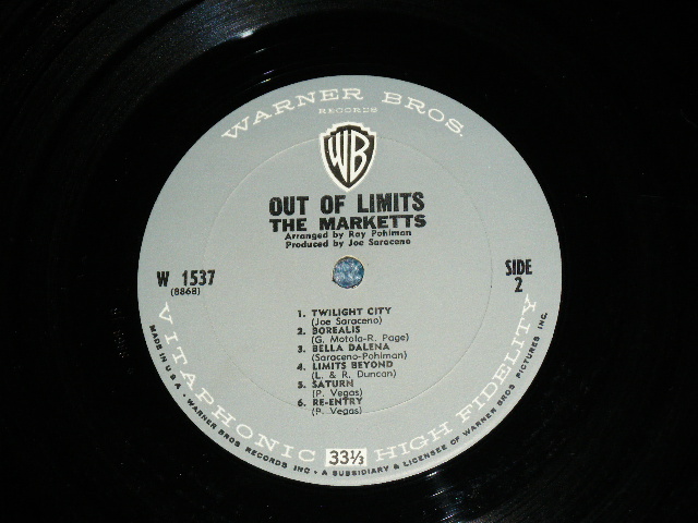 画像: The MARKETTS - OUT OF LIMITS (  Ex++/MINT- ) / 1964 US ORIGINAL MONO  LP