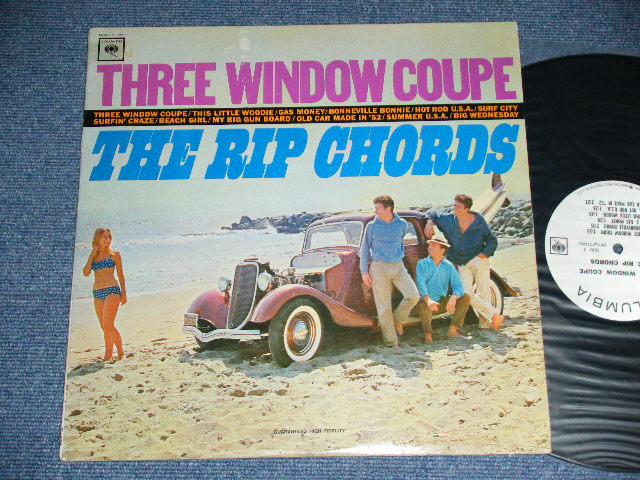 画像1: THE RIP CHORDS - THREE WINDOW COUPE (Matrix # 1C/1E) (Ex+,VG+++/MINT) /1964 US AMERICA ORIGINAL 1st Press "2 EYE'S & Guaranteed Label" MONO Used LP  