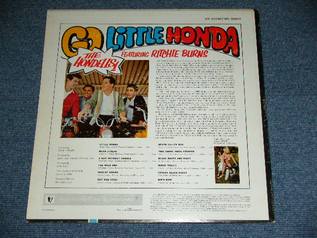 画像: THE HONDELLS - GO LITTLE HONDA  ( Ex+++,Ex+/eX+++ )  / 1964 US ORIGINAL "white MERCURY" Label MONO Used  LP 