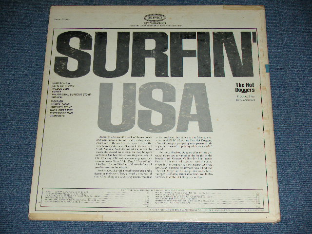 画像: THE HOT DOGGERS - SURFIN' USA  ( Ex++/Ex+++ )  / 1963 US ORIGINAL STEREO  Used  LP 