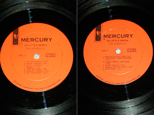 画像: THE HONDELLS - GO LITTLE HONDA  ( MINT-,Ex++/MINT- )  / 1964 US ORIGINAL "white MERCURY" Label STEREO Used  LP 
