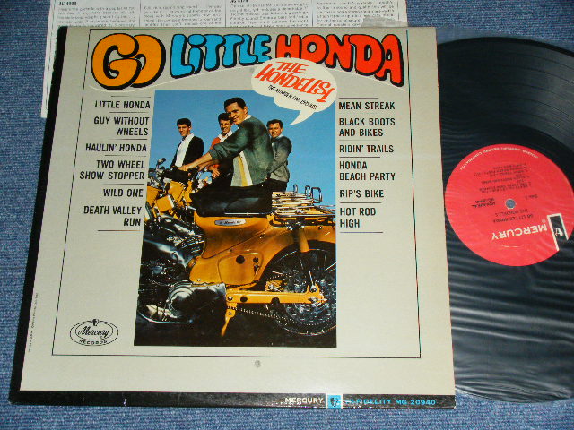 画像1: THE HONDELLS - GO LITTLE HONDA  ( Ex+++,Ex+/eX+++ )  / 1964 US ORIGINAL "white MERCURY" Label MONO Used  LP 