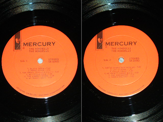 画像: THE HONDELLS - THE HONDELLS  ( Ex+++/MINT- )  / 1965 US ORIGINAL BLACK  'MERCURY' Label & "PROMO STAMP"Stereo LP 