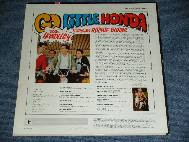 画像: THE HONDELLS - GO LITTLE HONDA  ( MINT-,Ex++/MINT- )  / 1964 US ORIGINAL "white MERCURY" Label STEREO Used  LP 