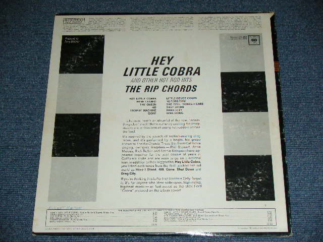 画像: THE RIP CHORDS - HEY LITTLE COBRA  ( Matrix # 1A/1B) (VG+++/.Ex++)  / 1964 US AMERICA ORIGINAL 2nd Press "360 Sound Label" STEREO Used LP
