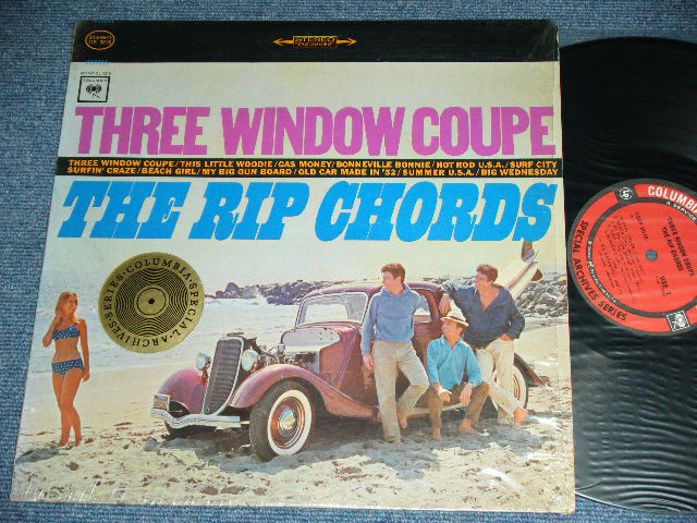 画像1: THE RIP CHORDS - THREE WINDOW COUPE ( Matrix # 1K/1H ; MINT-/Ex+++ )   / 1969? US ORIGINAL RECORD CLUB RELEASE  STEREO Used LP 