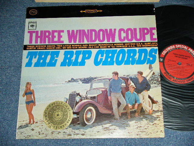画像1: THE RIP CHORDS - THREE WINDOW COUPE ( Matrix # 1H/1H ; Ex+-/Ex++ )   / 1969? US ORIGINAL RECORD CLUB RELEASE  STEREO Used LP 