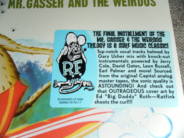 画像: MR.GASSER and The WEIRDOS ( GARY USHER Works ) - SURFINK!  /  2011 US LIMITED Editiont Brand New SEALED LP