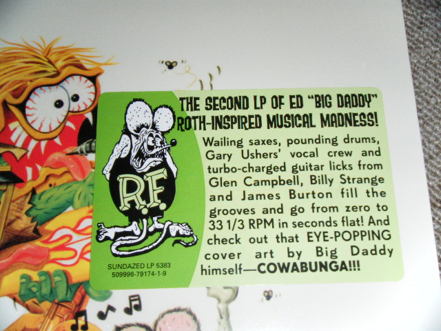 画像: MR.GASSER and The WEIRDOS ( GARY USHER Works ) - RODS N' RATFINKS /  2011 US LIMITED Editiont Brand New SEALED LP