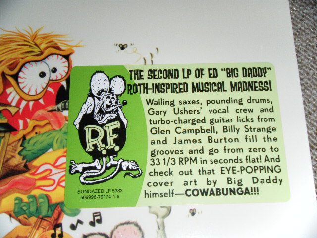 画像: MR.GASSER and The WEIRDOS ( GARY USHER Works ) - RODS N' RATFINKS /  2011 US LIMITED Editiont Brand New SEALED LP