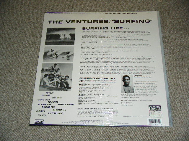 画像: THE VENTURES - SURFING /  2012 US Limited 1,000 Copies 180 Gram HEAVY Weight Brand New SEALED BLUE Wax Vinyl LP