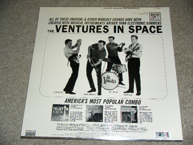 画像: THE VENTURES -  IN SPACE  /  2012 US Limited 1,000 Copies 180 Gram HEAVY Weight Brand New SEALED CLEAR Wax Vinyl LP