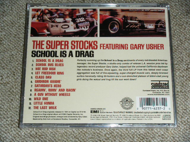 画像: THE SUPER STOCKS ( GARY USHER Works ) - SCHOOL IS A DRAG  /  2006 US  Brand New SEALED CD