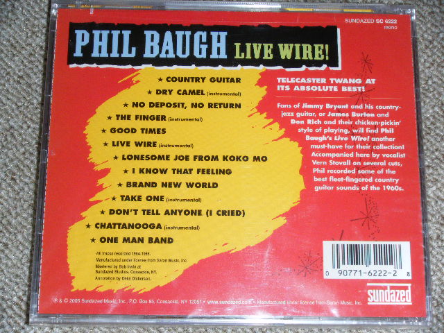 画像: PHIL BAUGH - LIVE WIRE! / 2005 US ORIGINAL Brand New SEALED  CD 