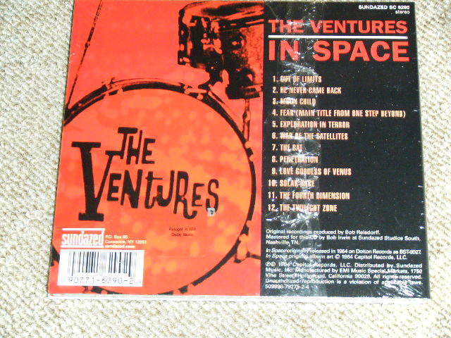 画像: THE VENTURES　- THE VENTURES IN SPACE ( STRAIGHT Reissue of ORIGINAL ALBUM  )  / 2012 US DI-GI PACK Brand New  SEALED  CD