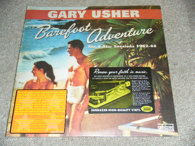 画像1: GARY USHER / V.A. Omnibus - BAREFOOT ADVENTURE : THE 4 STAR SESSIONS 1962-66 / 2008 US Brand New SEALED 2-LP's Set  Limited GOLD Vinyl Wax 