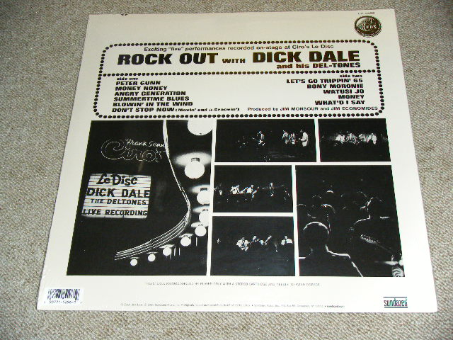 画像: DICK DALE & HIS DEL-TONES -  LIVE AT CIRO'S   / 2010  US 180 Gram Heavy Weight Brand New SEALED NEW  LP
