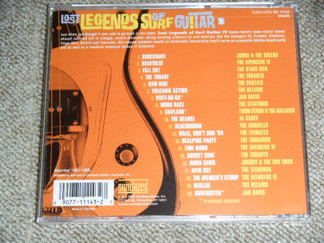画像: V.A.OMNIBUS  - LOST LEGENDS OF SURF GUITAR IV : SHOCKWAVE!  / 2005 US ORIGINAL Brand New SEALED  CD 